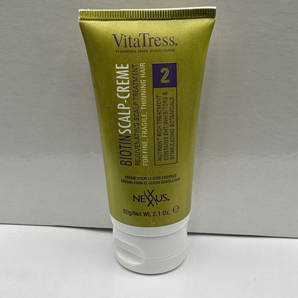 Nexxus VitaTress Biotin Scalp Creme, 2.1 oz Stimulating Botanical Nutrient Rich